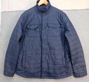 Slate & Stone Men's XL Navy Lightweight Quilted Puffer Coat Jacket